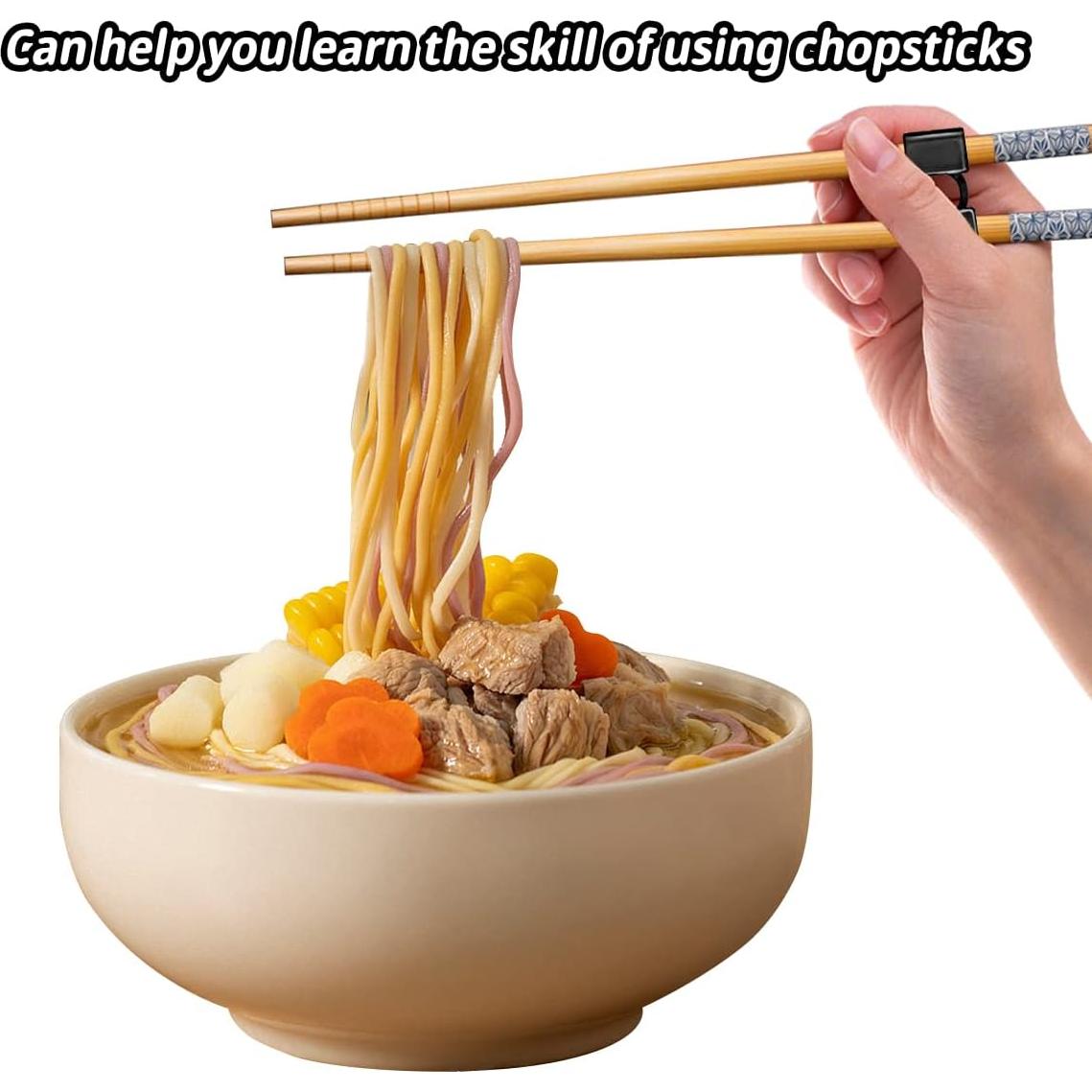 7 Pares de Palillos Reutilizables de Entrenamiento LYART 22.5cm