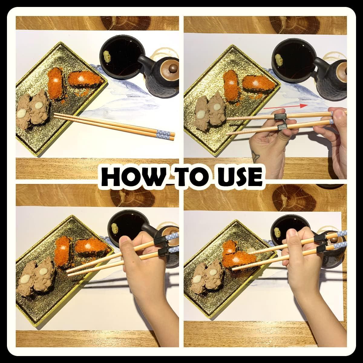 7 Pares de Palillos Reutilizables de Entrenamiento LYART 22.5cm