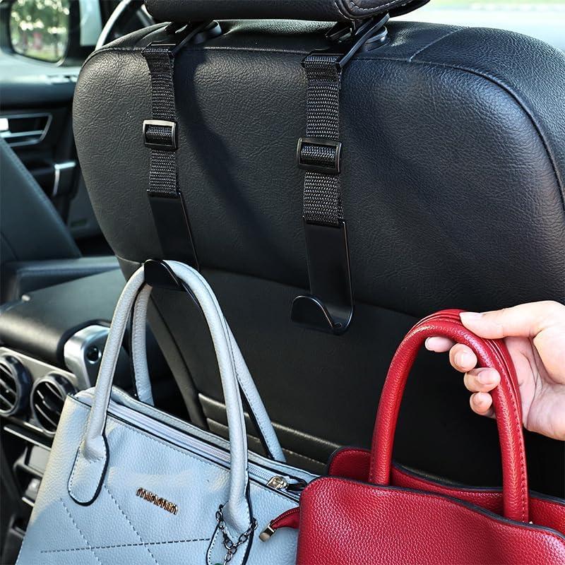 Gancho de Reposacabezas Ajustable KOOPAO - Paquete de 4 Piezas