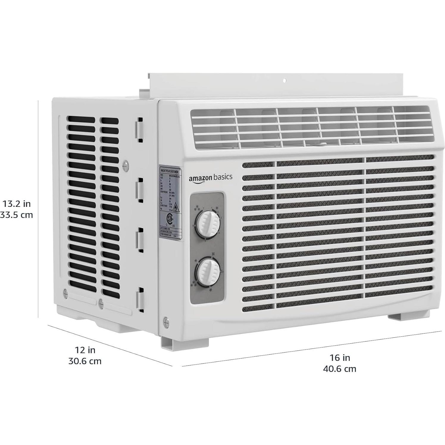 Aire Acondicionado de Ventana Amazon Basics 5000 BTU Blanco