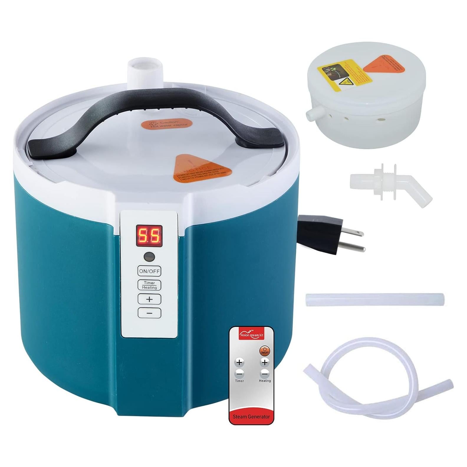 Sauna Vaporera AMOCANE 1.6L Acero Inoxidable Control Remoto