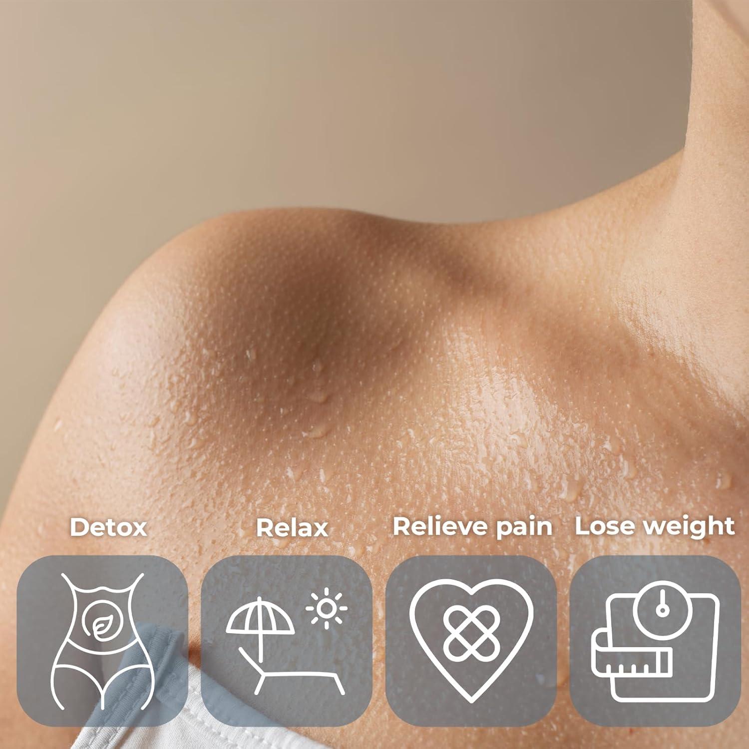 Sauna de Vapor Portátil Adamson 2.6L Silla Control Remoto