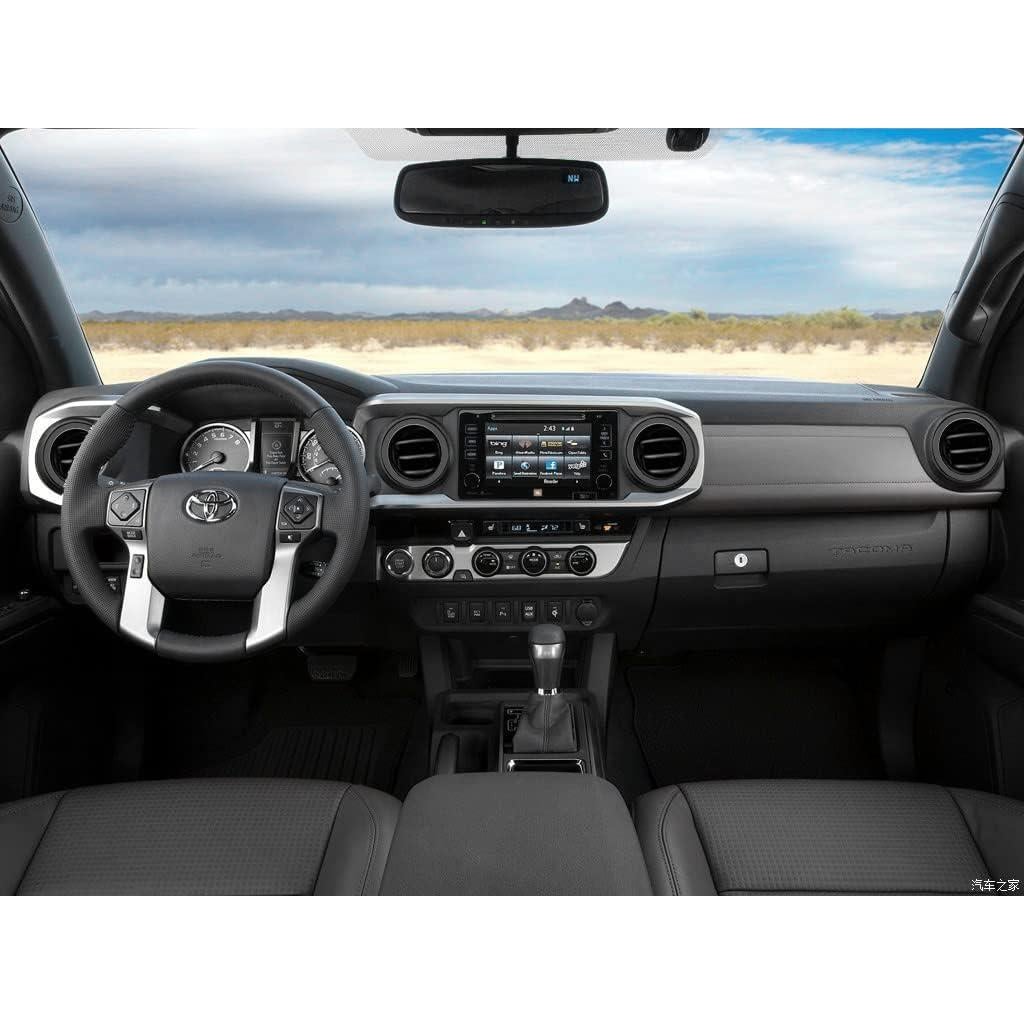 For 2016-2023 Tacoma A/C Vent Ring Inner Cover Air Conditioning Outlet Trim Decoration Toyota Tacoma Accessories 4 Piece Kit -Black