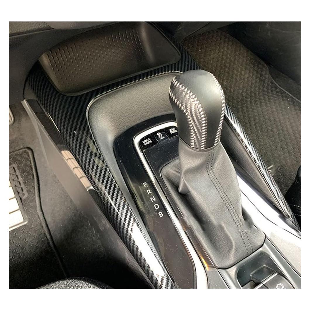 Cubierta Panel Cambio Toyota Corolla 2020-2025 BOYUER Fibra Carbono