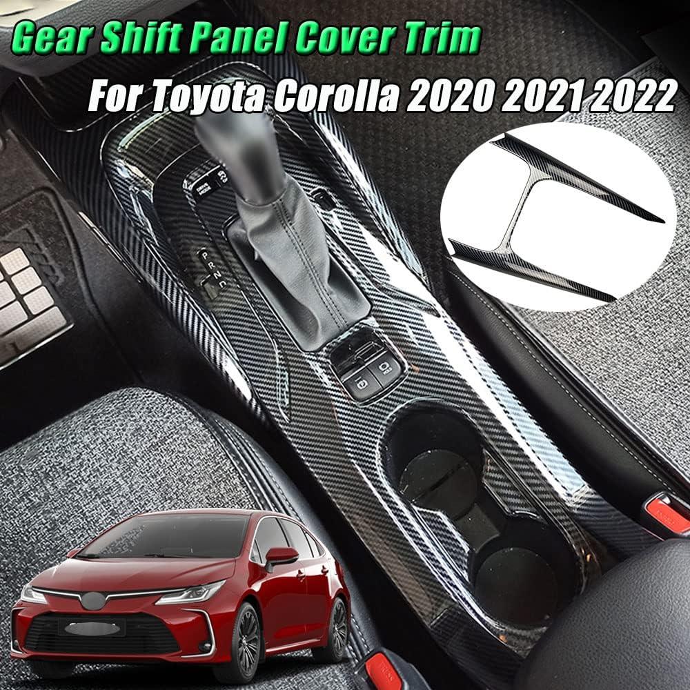 Cubierta Panel Cambio Toyota Corolla 2020-2025 BOYUER Fibra Carbono
