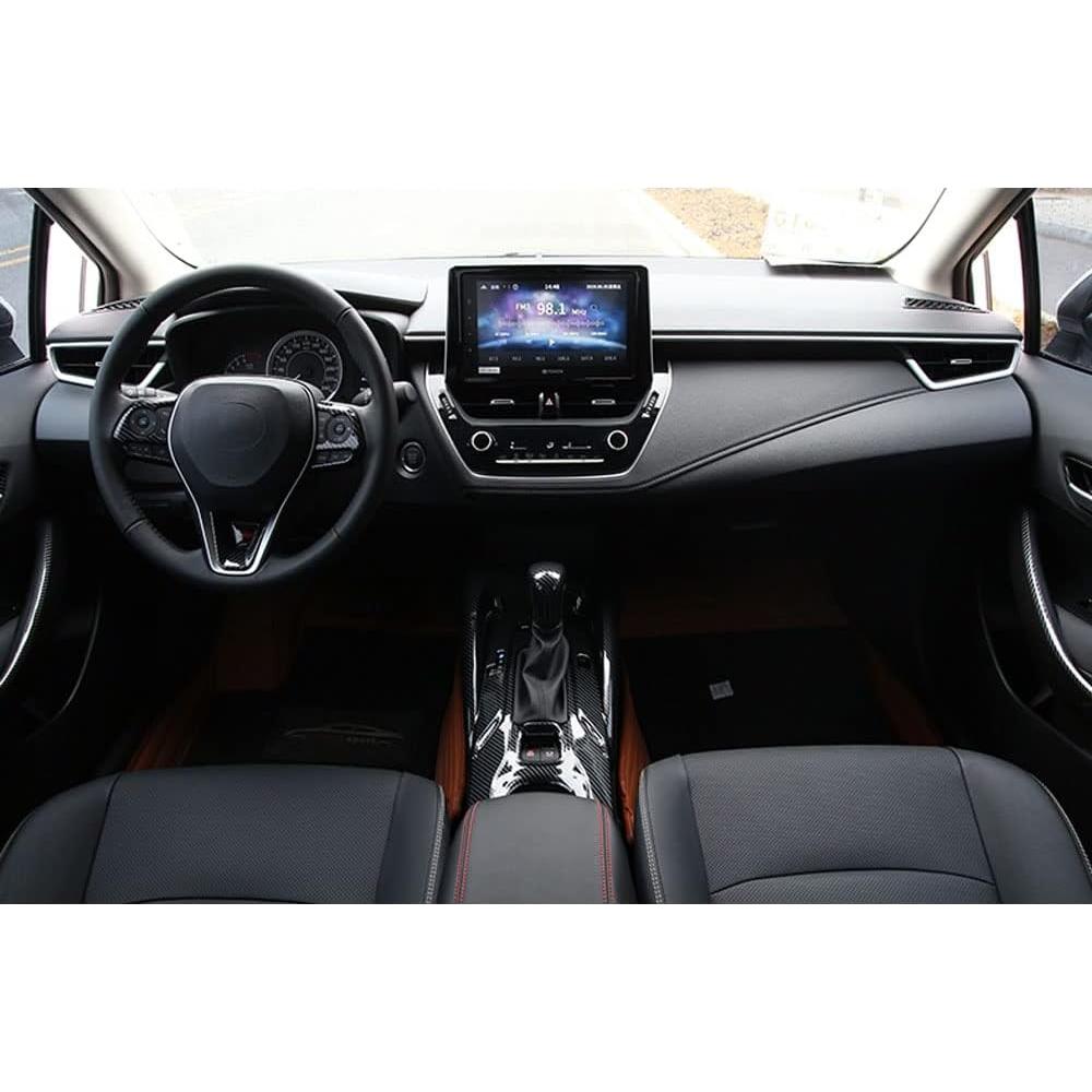 Cubierta Panel Cambio Toyota Corolla 2020-2025 BOYUER Fibra Carbono