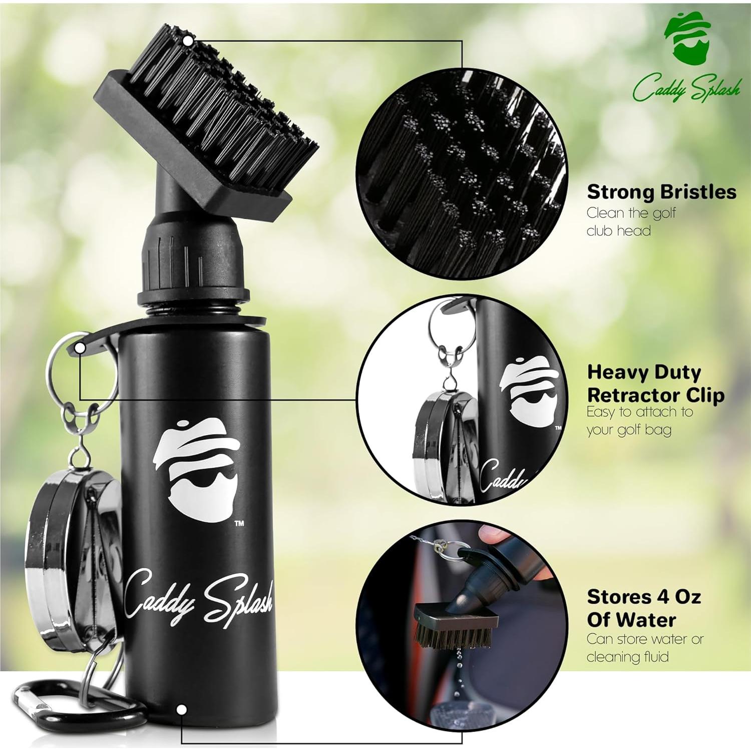 Cepillo de Agua Caddy Splash para Palos de Golf - 4 Oz