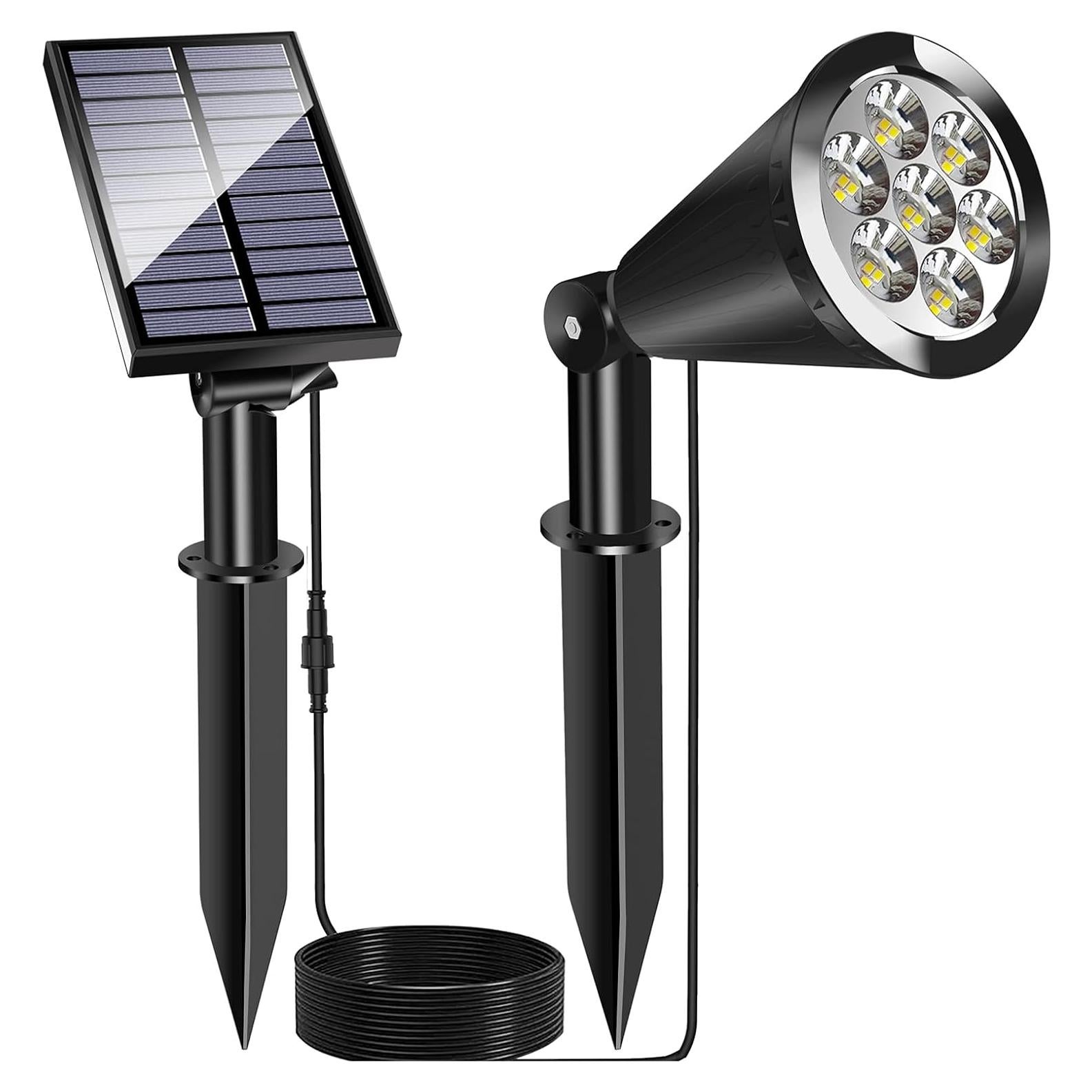 Luces Solares de Spot MEIHONG K1-B para Jardín 2-en-1