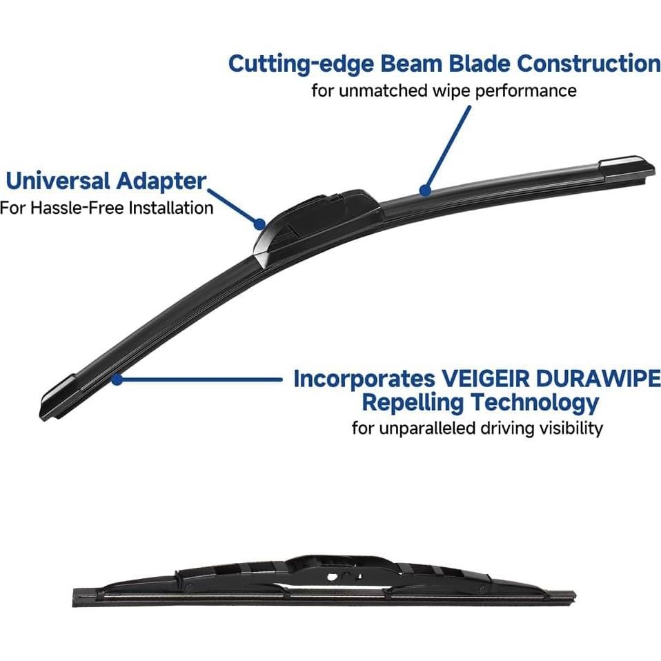 Juego de 3 Limpiaparabrisas VEIGEIR para Honda CRV 1997-2001