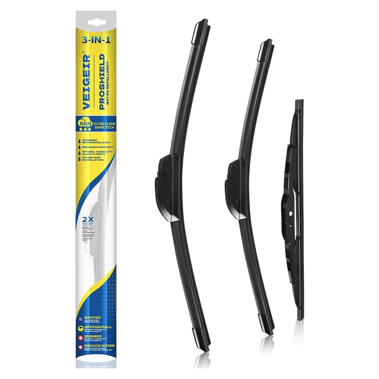 Limpiaparabrisas VEIGEIR para Honda CRV 1997-2001 - 3 Piezas