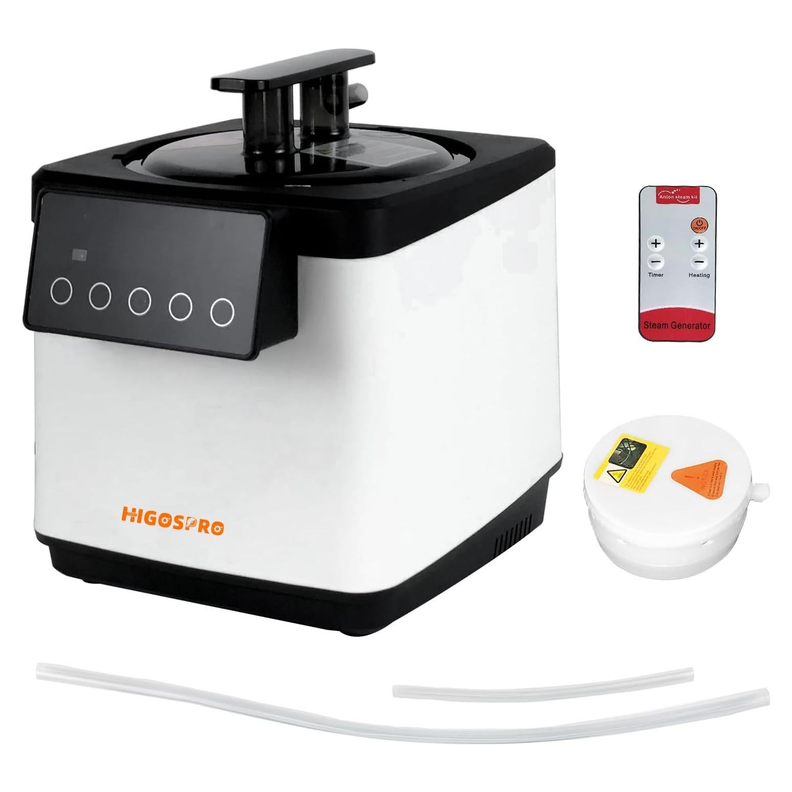 Generador de sauna HIGOSPRO 2.6L 1000W con control remoto