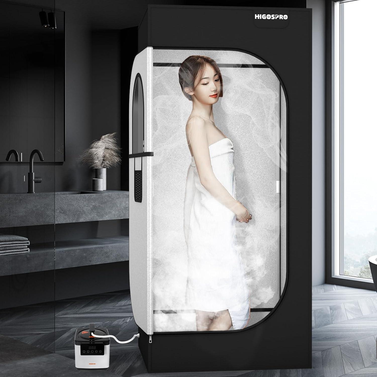 Generador de sauna HIGOSPRO 2.6L 1000W con control remoto