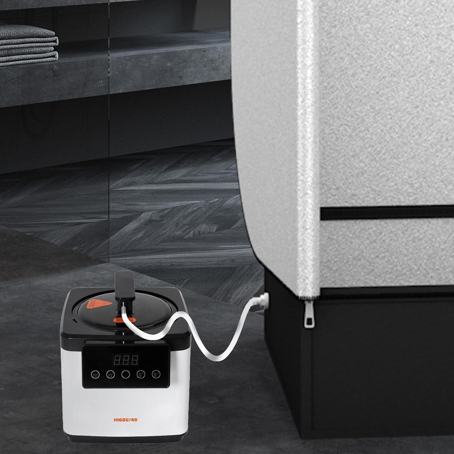 Generador de sauna HIGOSPRO 2.6L 1000W con control remoto