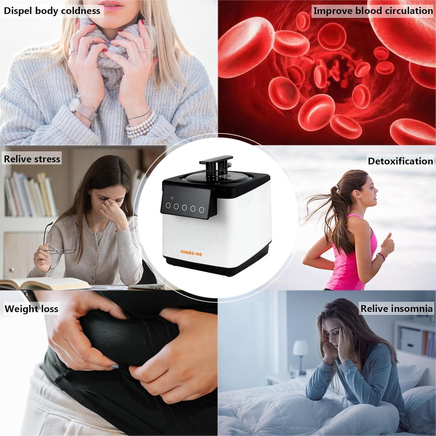 Generador de sauna HIGOSPRO 2.6L 1000W con control remoto