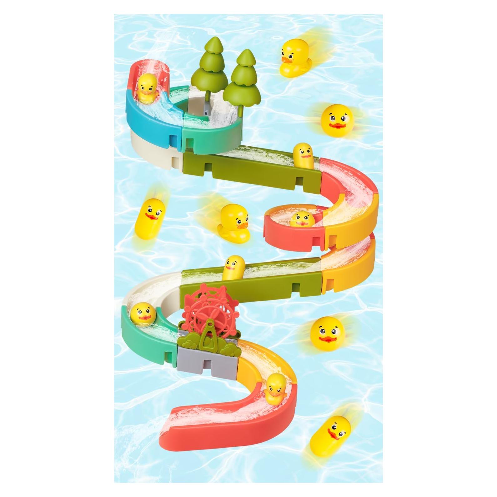 Juguetes de Baño Deslizantes Patos Amarillos 38 PCS SOCBTNSO