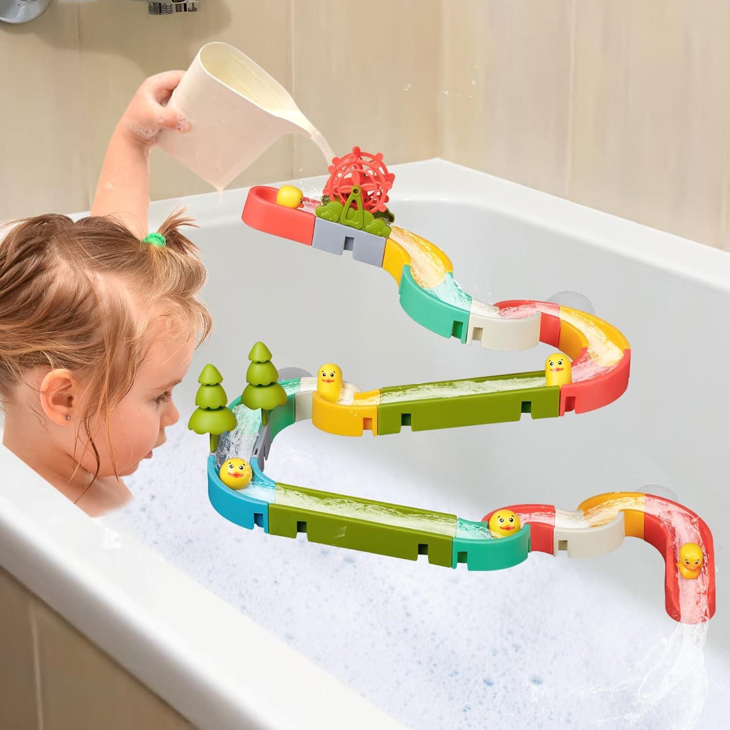 Juguetes de Baño Deslizantes Patos Amarillos 38 PCS SOCBTNSO