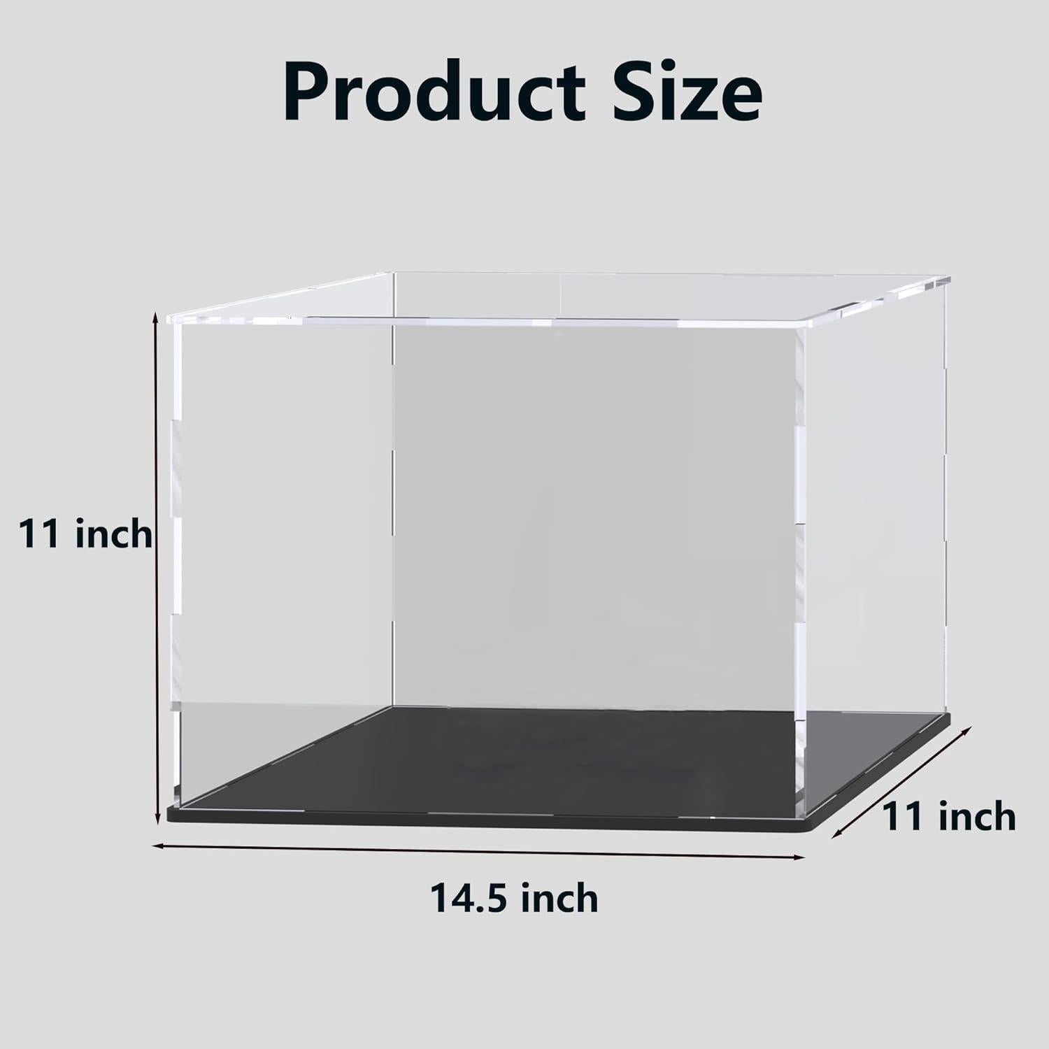 Caja de Exhibición Acrílica UoYeet 14.5x11x11 pulgadas