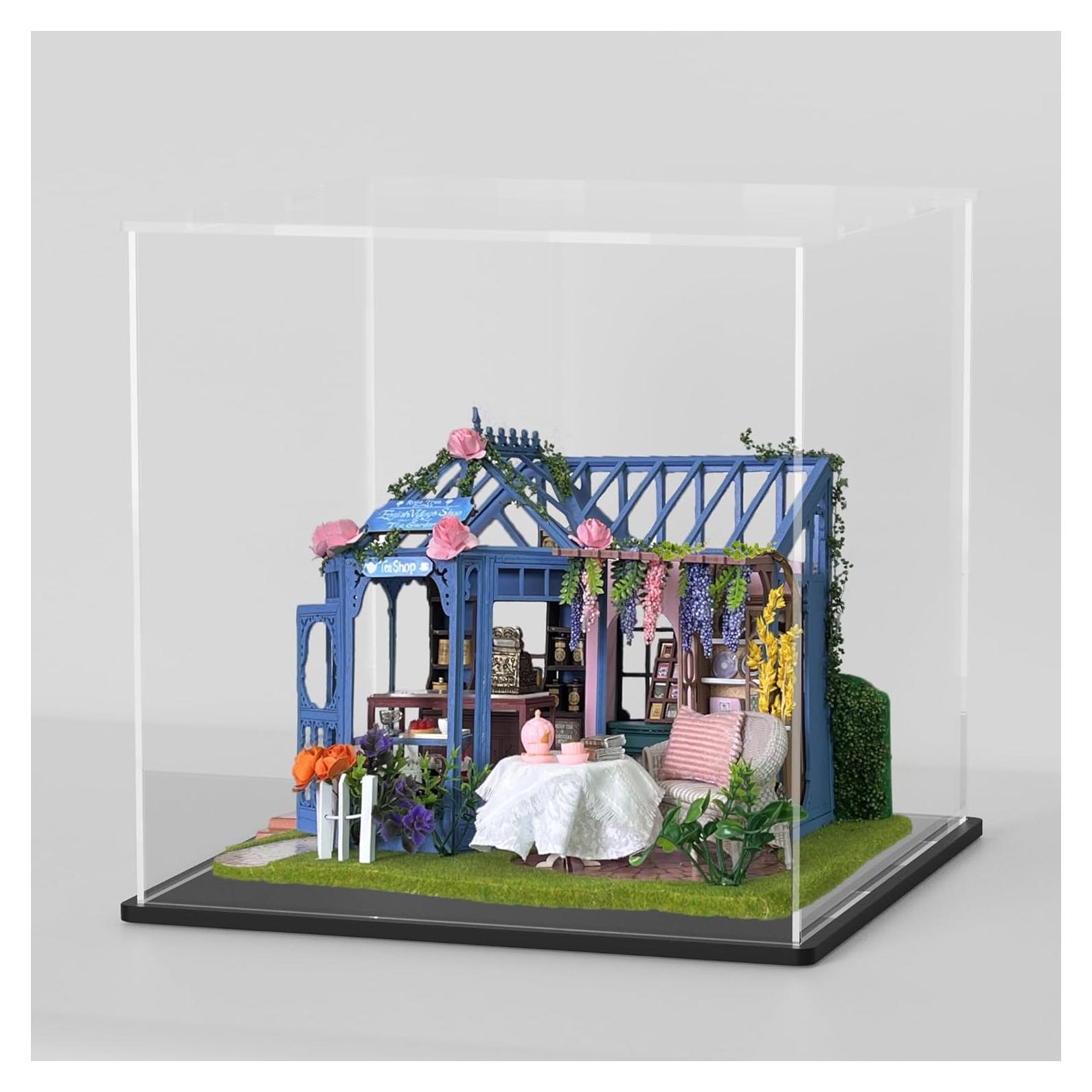 Caja Acrílica para Casa de Muñecas UoYeet 30.48x25.4x30.48 cm