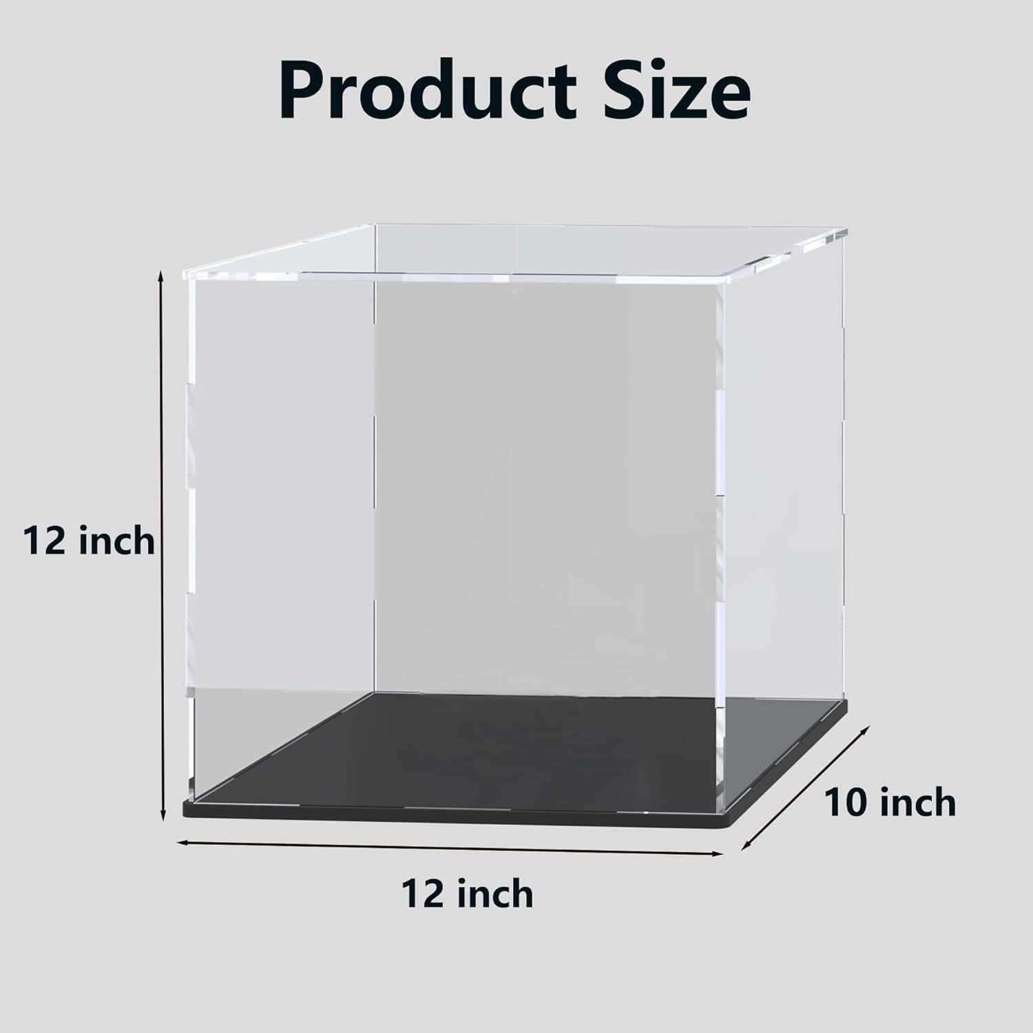 Caja Acrílica para Casa de Muñecas UoYeet 30.48x25.4x30.48 cm