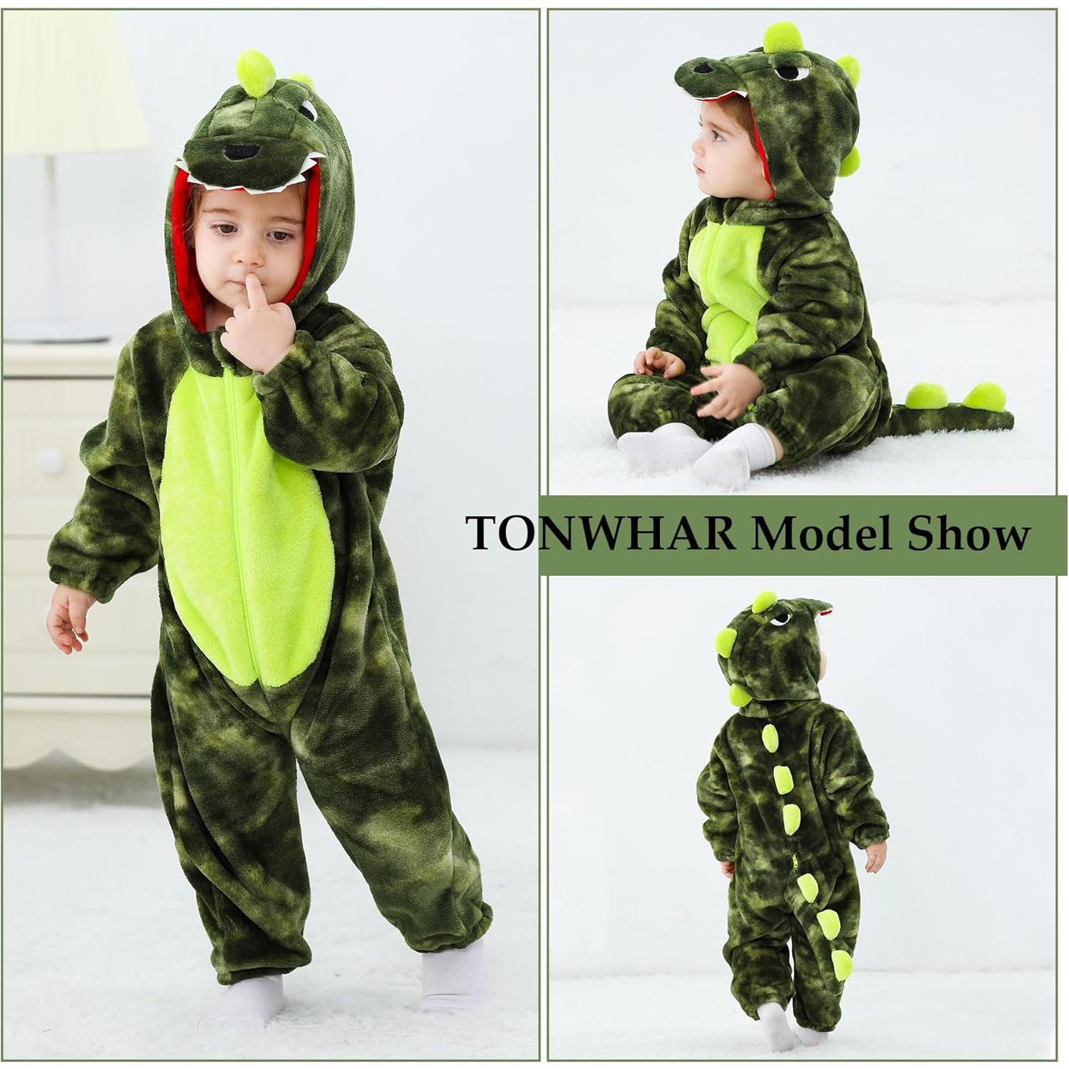 Disfraz Infantil de Halloween TONWHAR Mono de Animal Unisex