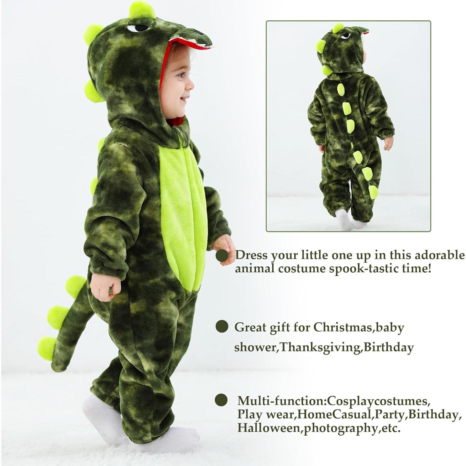 Disfraz Infantil de Halloween TONWHAR Mono de Animal Unisex