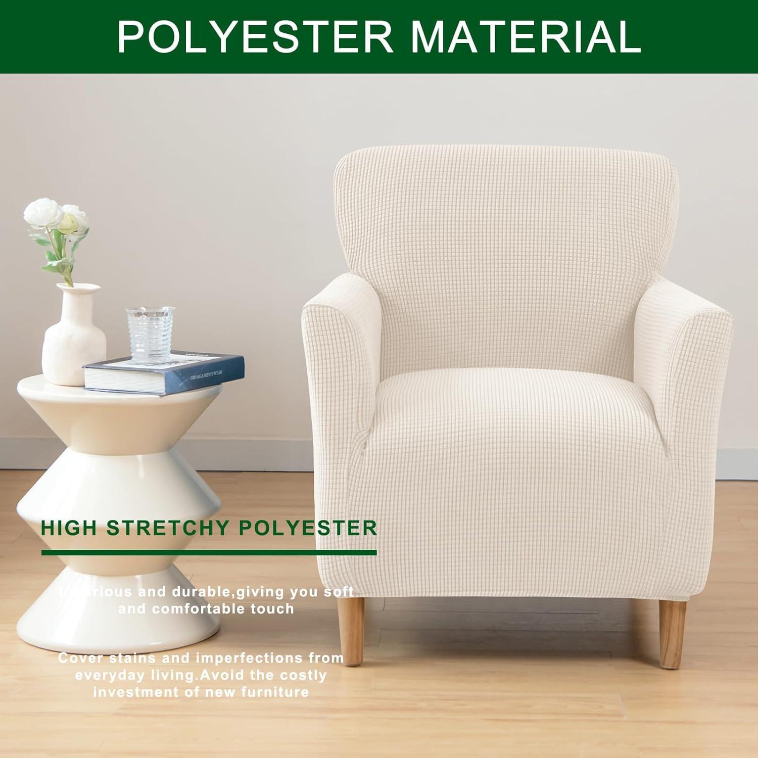 Funda de Silla CRFATOP Jacquard Jade Blanco Impermeable