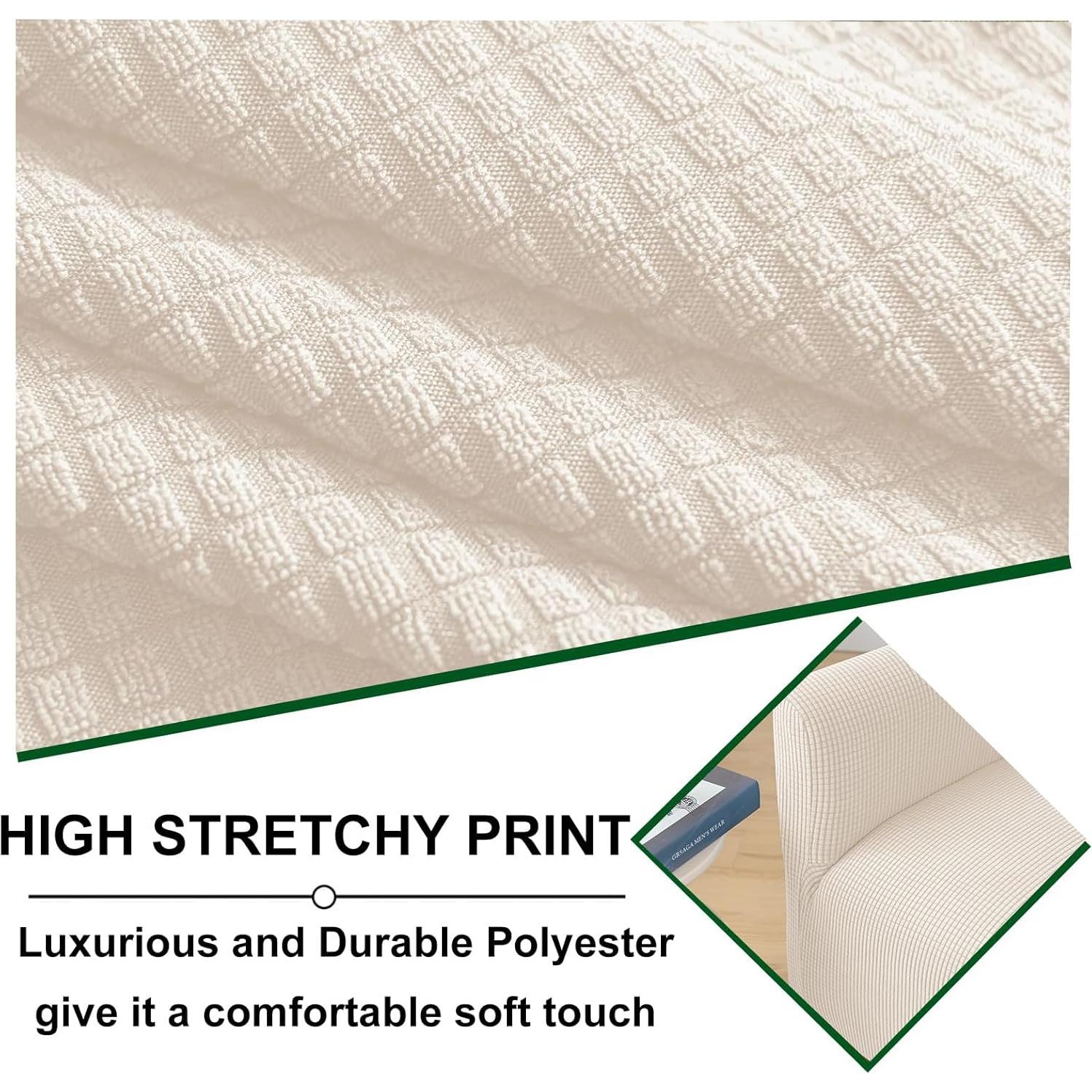 Funda de Silla CRFATOP Jacquard Jade Blanco Impermeable