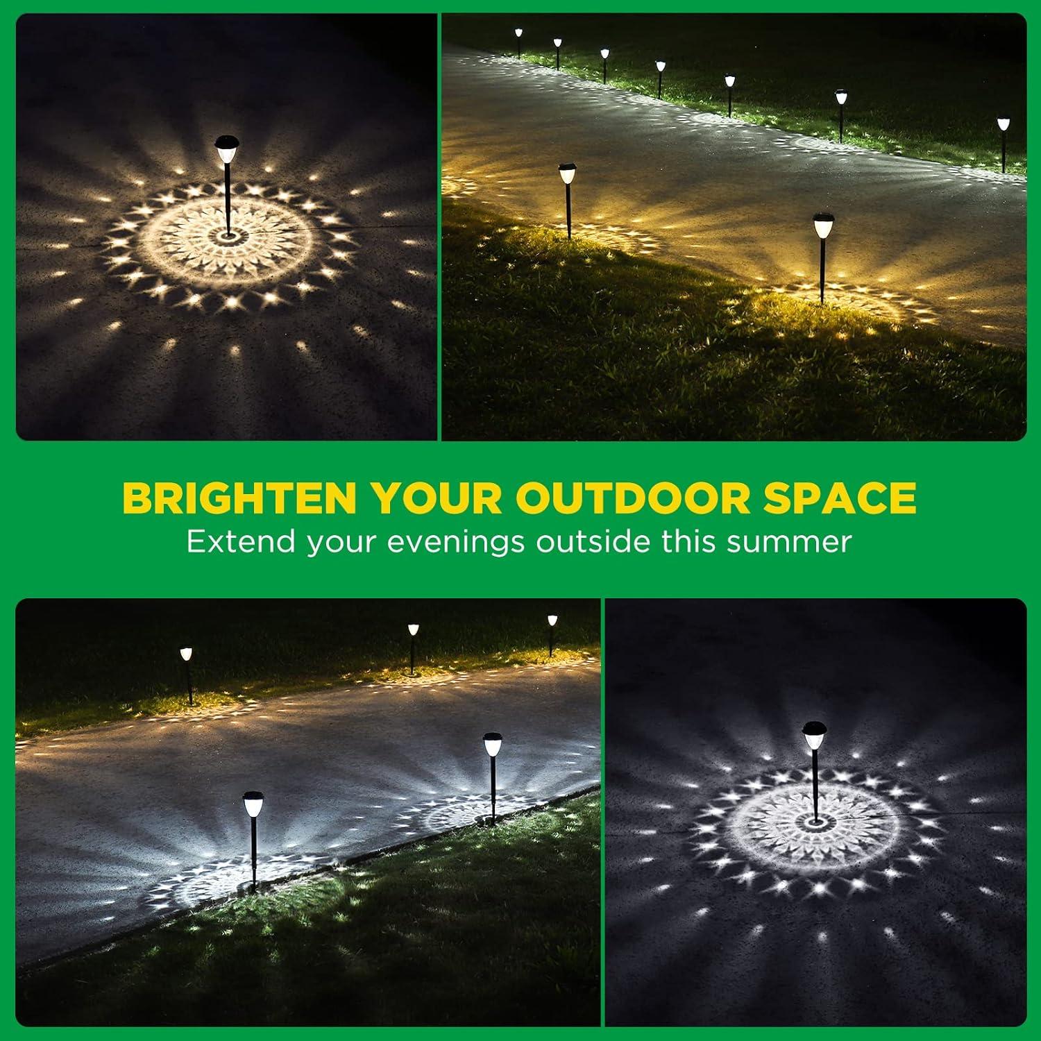 Luces Solares URAGO 10 Piezas LED Impermeables Jardín