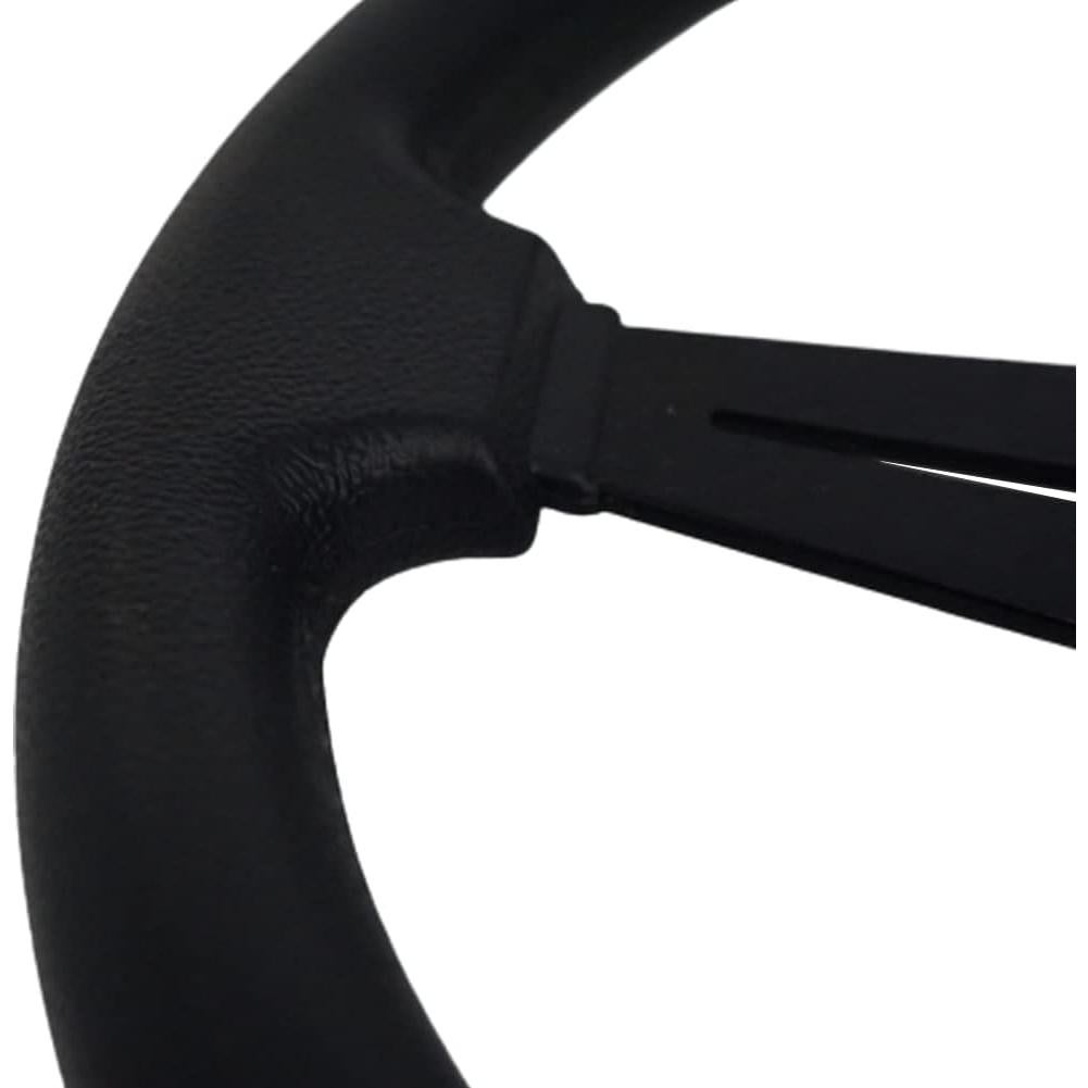 Volante Deportivo YEHICY 350mm Aluminio Negro con Claxon