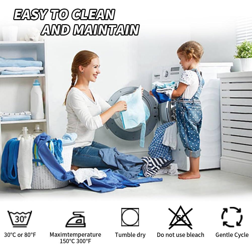 Funda de Cabecera DUJUIKE para Cama Queen, Terciopelo Blanco