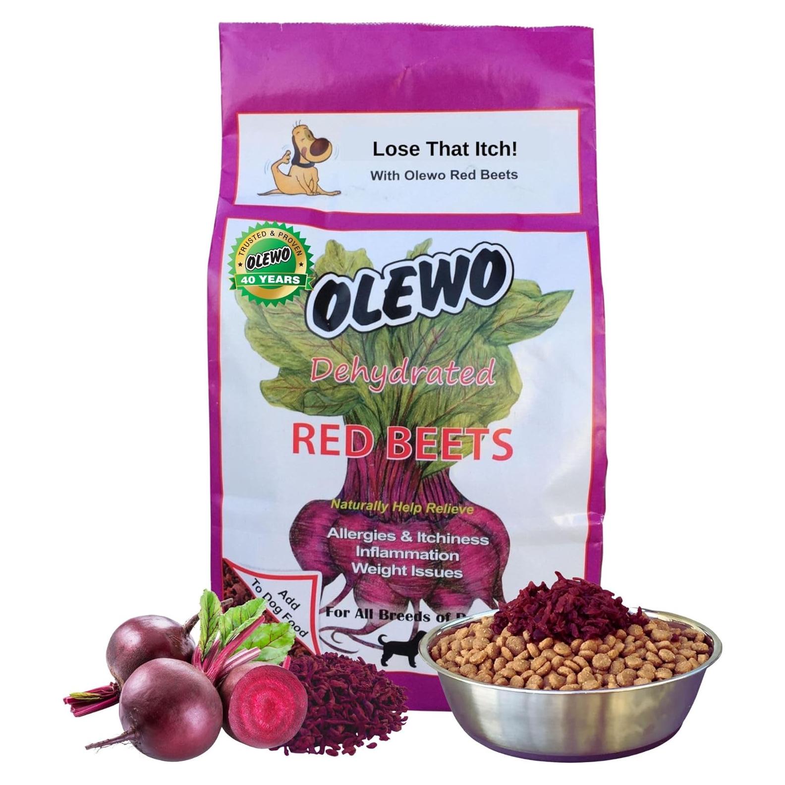Olewo Remolachas Rojas para Perros 0.45 kg - Suplemento Nutricional