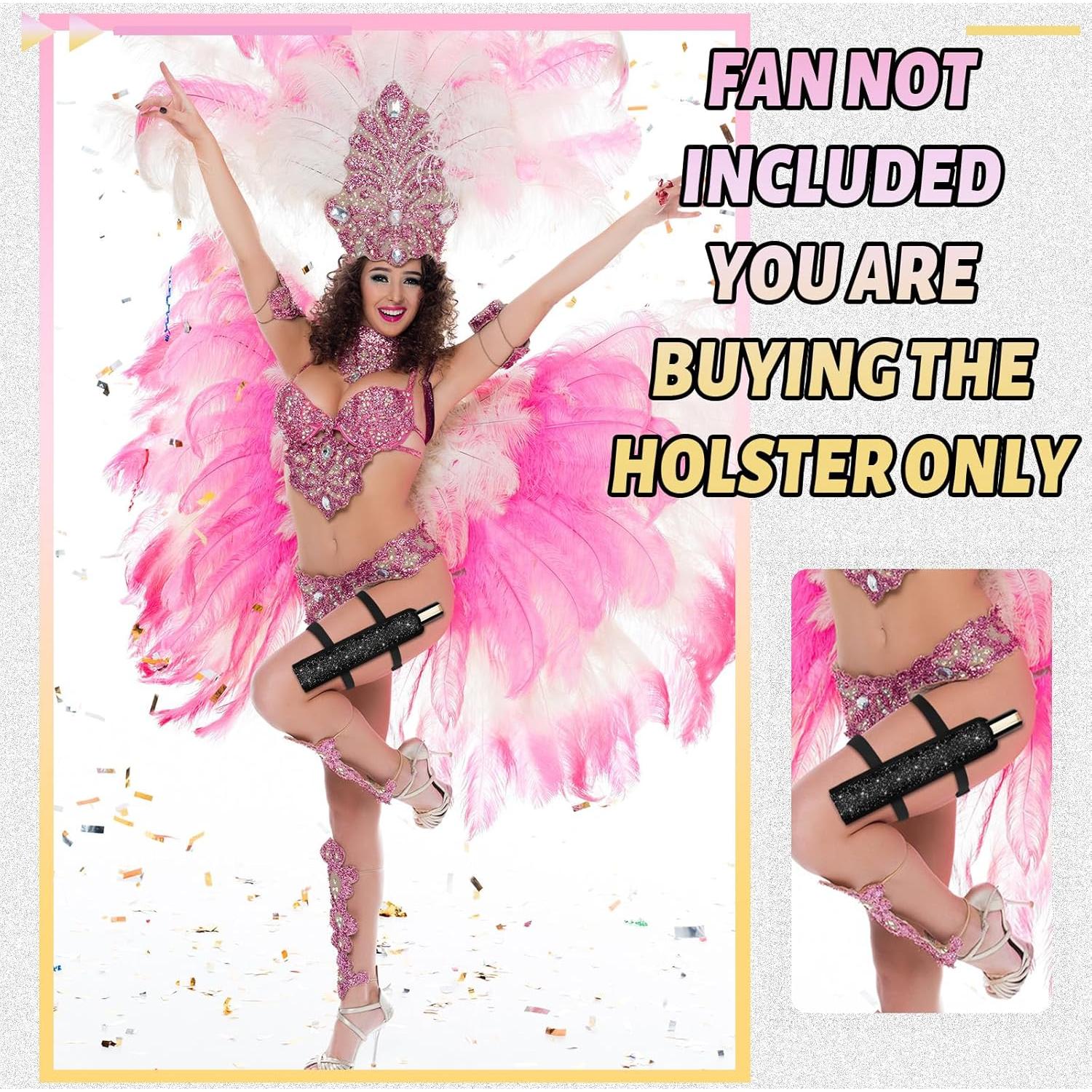 Soporte de Ventilador de Rave Cosblank Plegable Brillo Negro