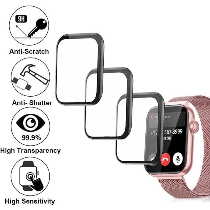 Protector de Pantalla 3D SMAATE para Reloj 1.85" PMMA 3PCS