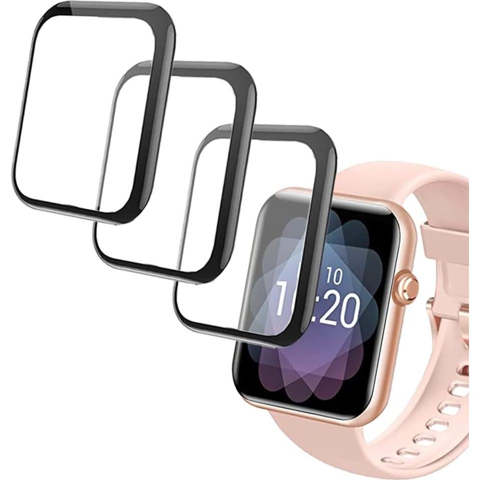 Protector de Pantalla 3D SMAATE para Reloj 1.85" PMMA 3PCS