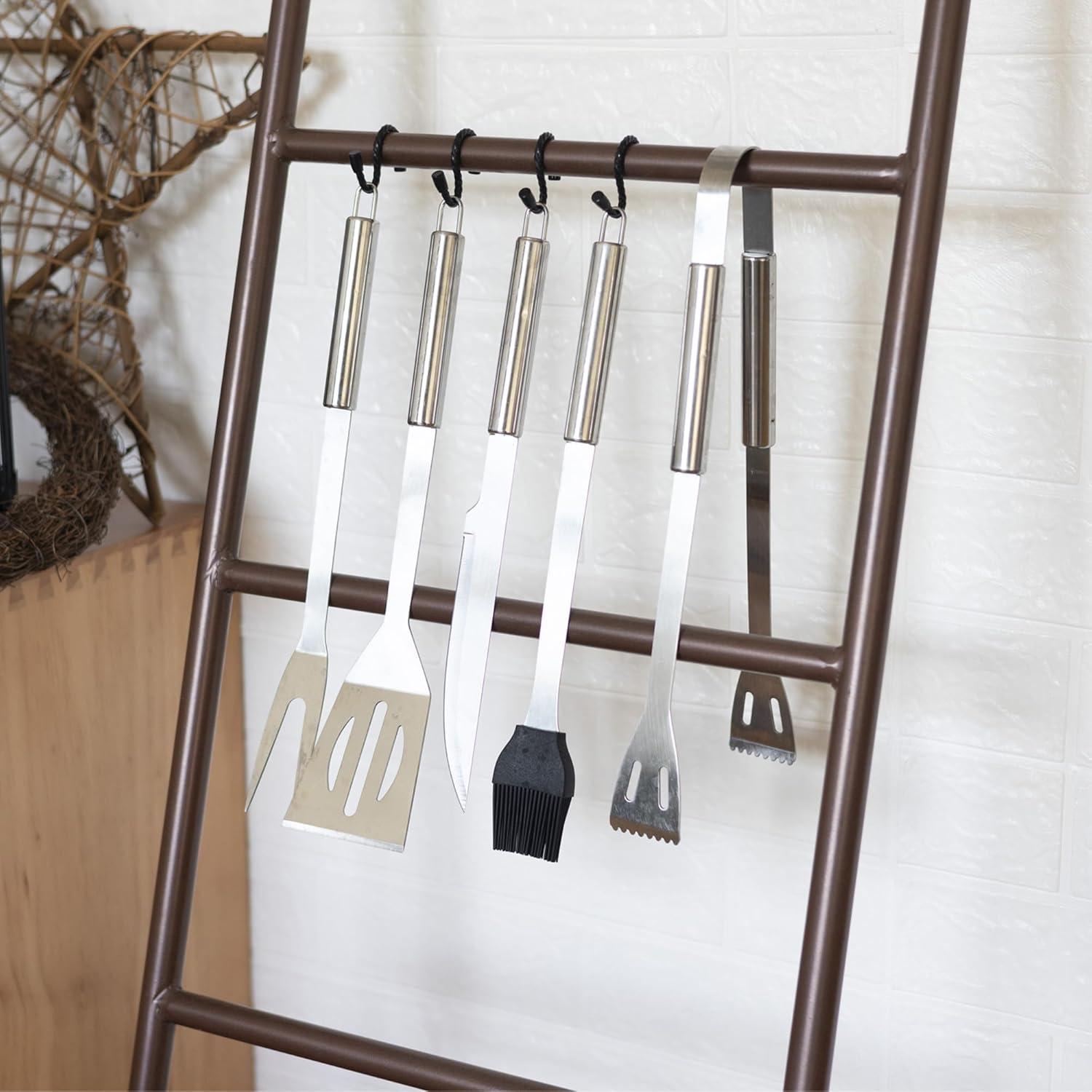 8 Sujetadores de Cable de Silicona HTHOOOOOME 10.16 cm Negro