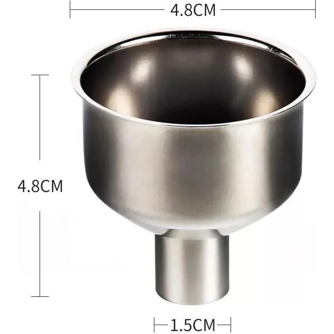 Embudos de Acero Inoxidable Naciiy 2 Unidades 4.8cm