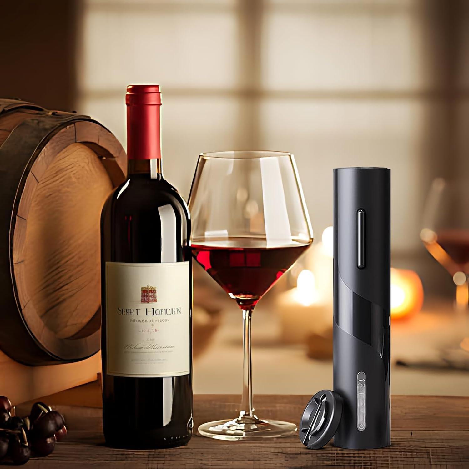 Abridor de Vino Eléctrico MAGDEN a Batería con Cortador