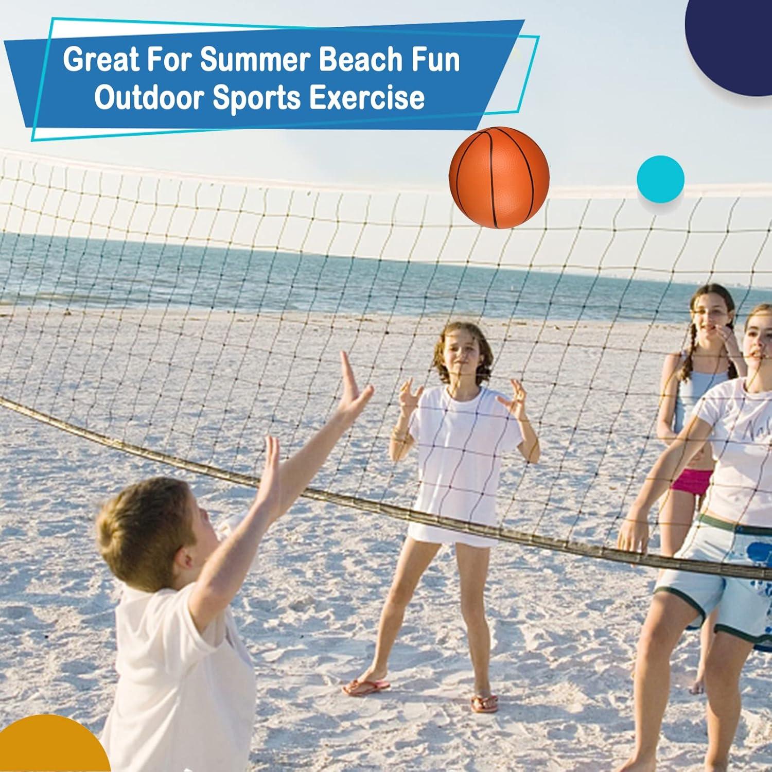 Balones de Baloncesto Mini Umnodobn 5" para Niños 6 Piezas