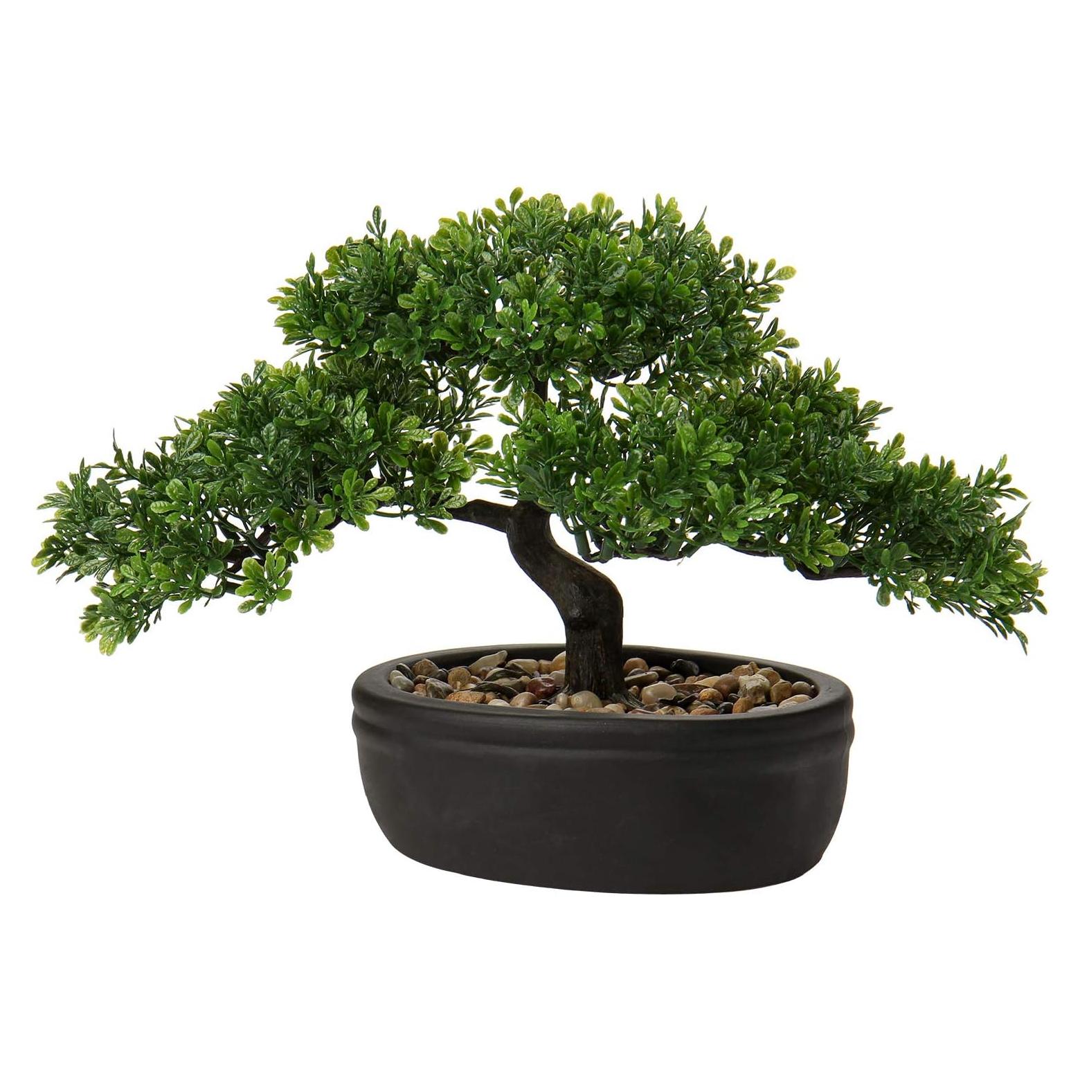 Árbol Bonsai Artificial Briful 25 cm con Maceta Cerámica
