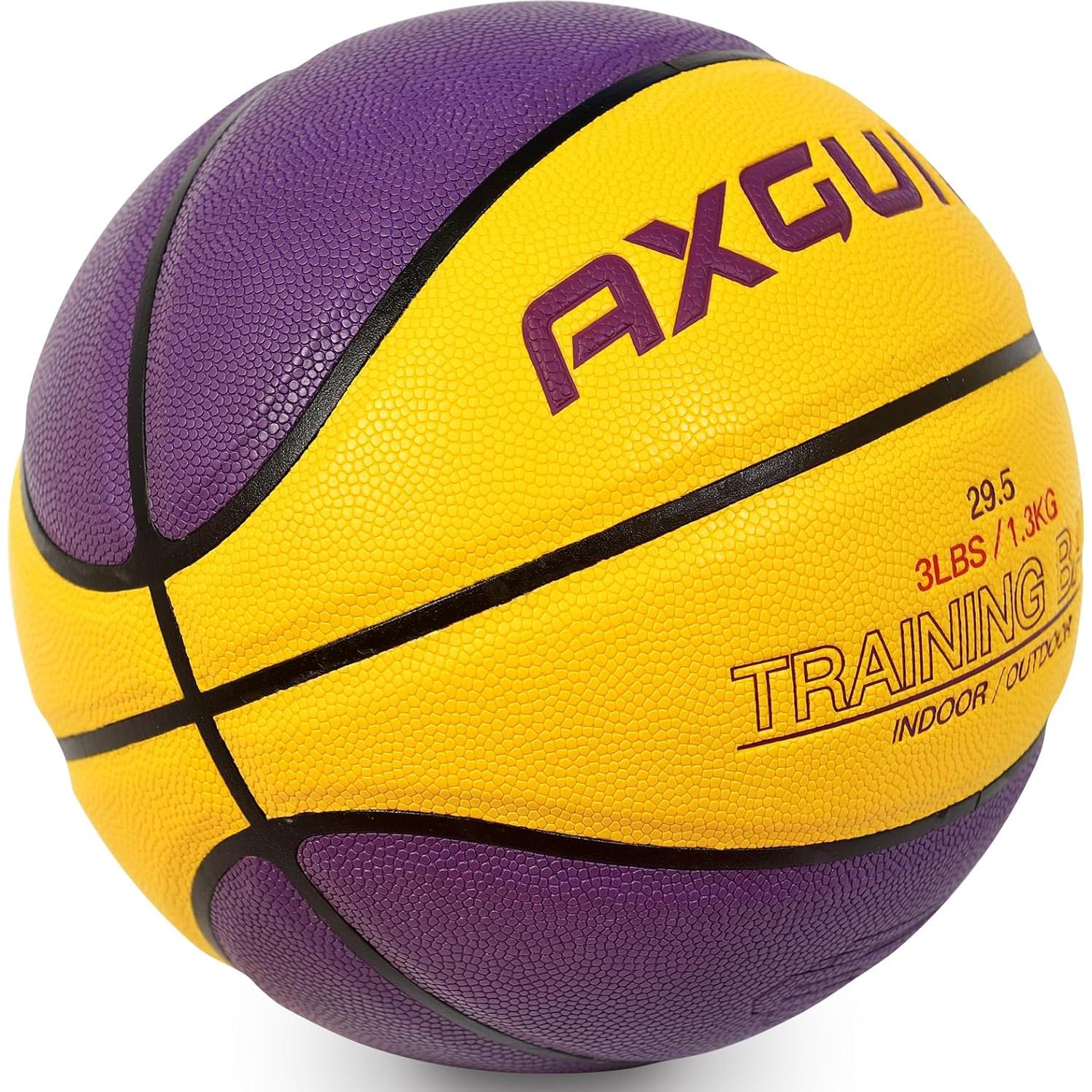 Balón de Entrenamiento Pesado AXGUIQ 1.32kg Tamaño 7 de Cuero