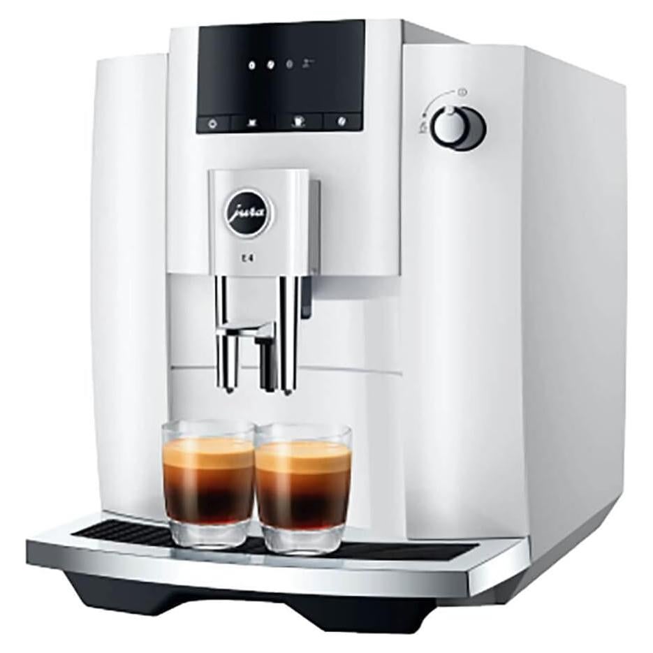 Máquina de Café Automática Jura E4 Piano Blanco 1.89L