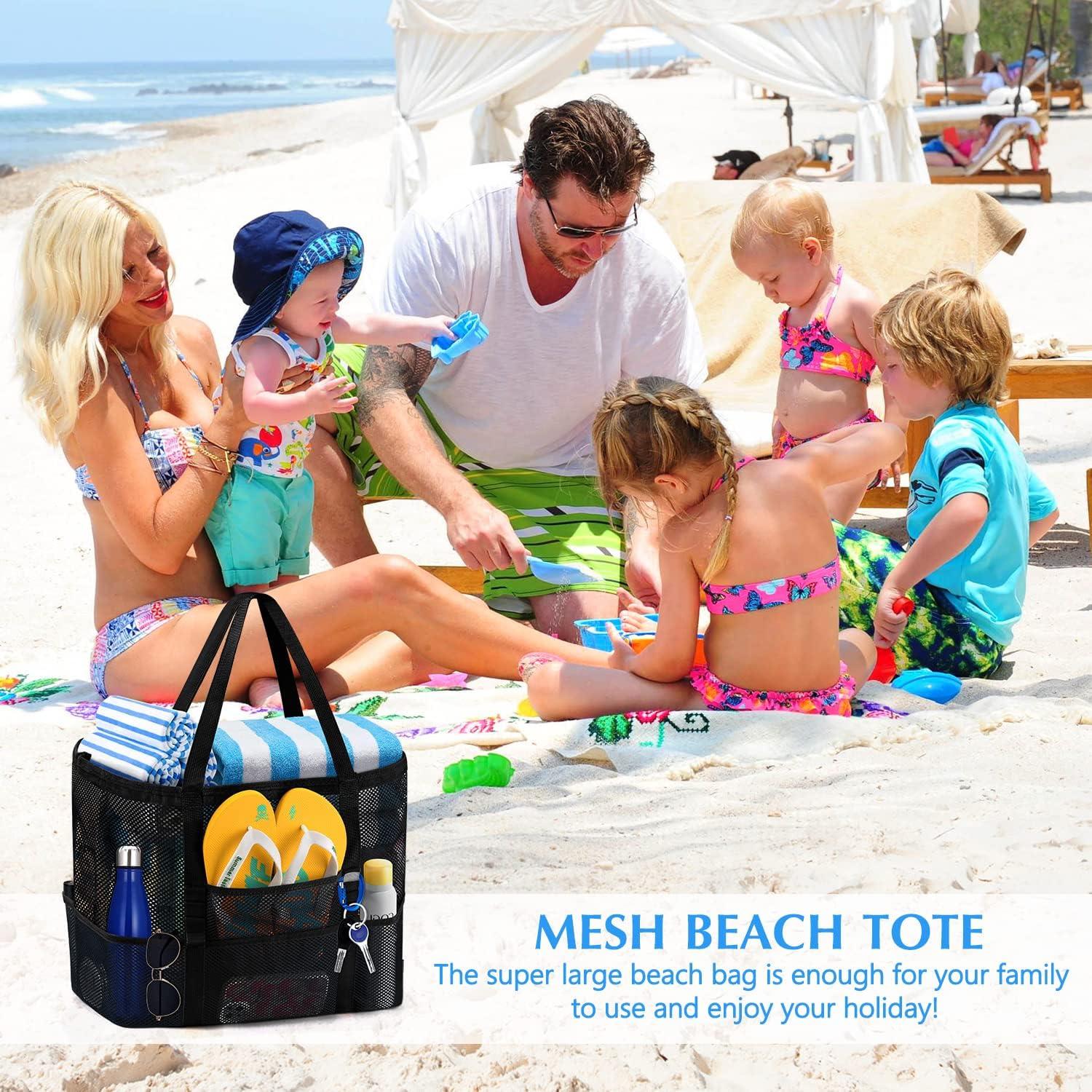 Bolsa de Playa Plegable Ayieyill Grande Impermeable 42x22x38cm