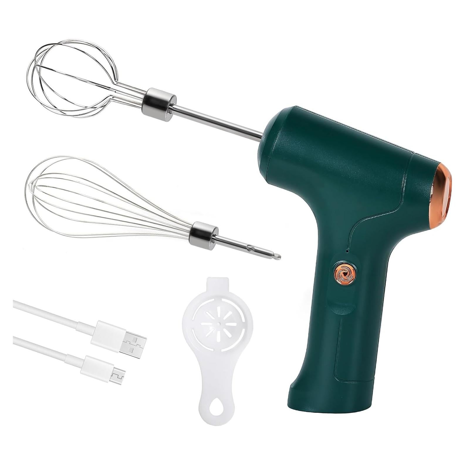 Batidora de Mano Inalámbrica Chidoyii J-2 Verde 3 Velocidades