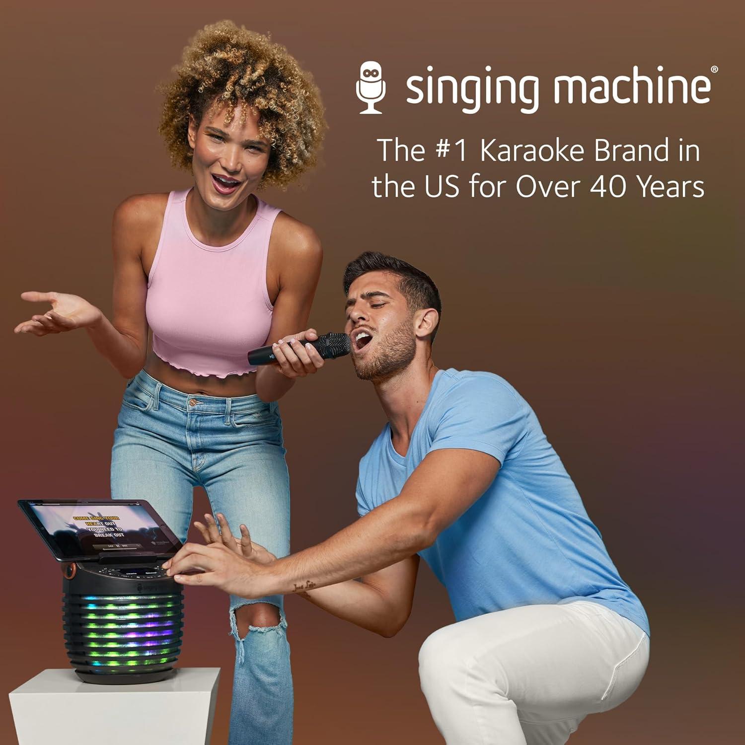 Sistema de Karaoke Singing Machine SMC2020 con Bluetooth y Proyector
