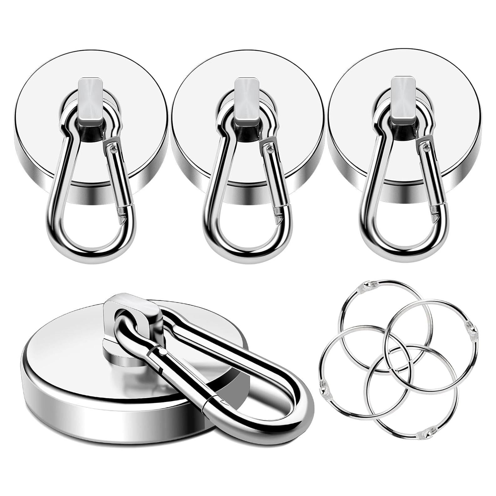 Ganchos Magnéticos MIKEDE 4 Pcs Alta Resistencia 90.72 kg