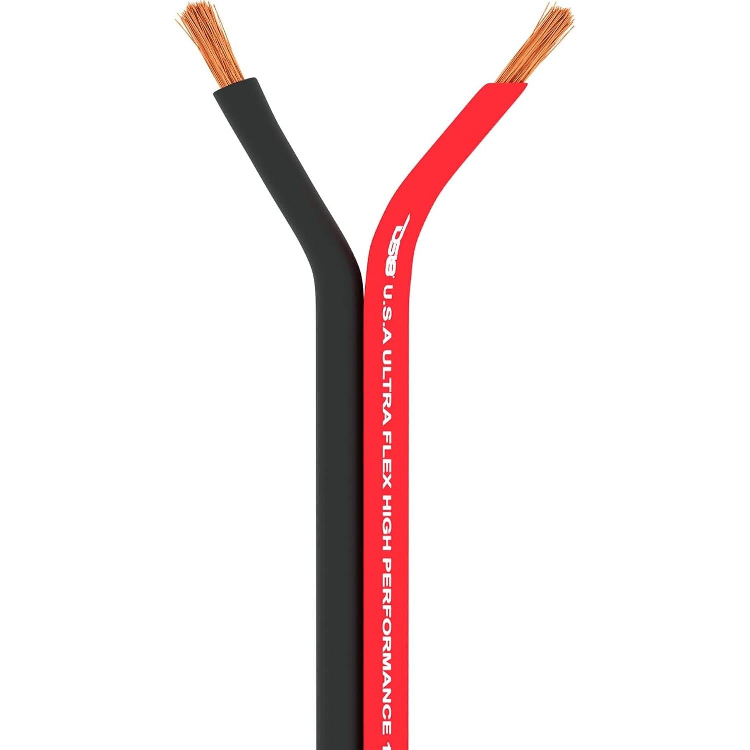 Cable de Altavoz DS18 SW-18GA 100m Ultra Flex Rojo y Negro