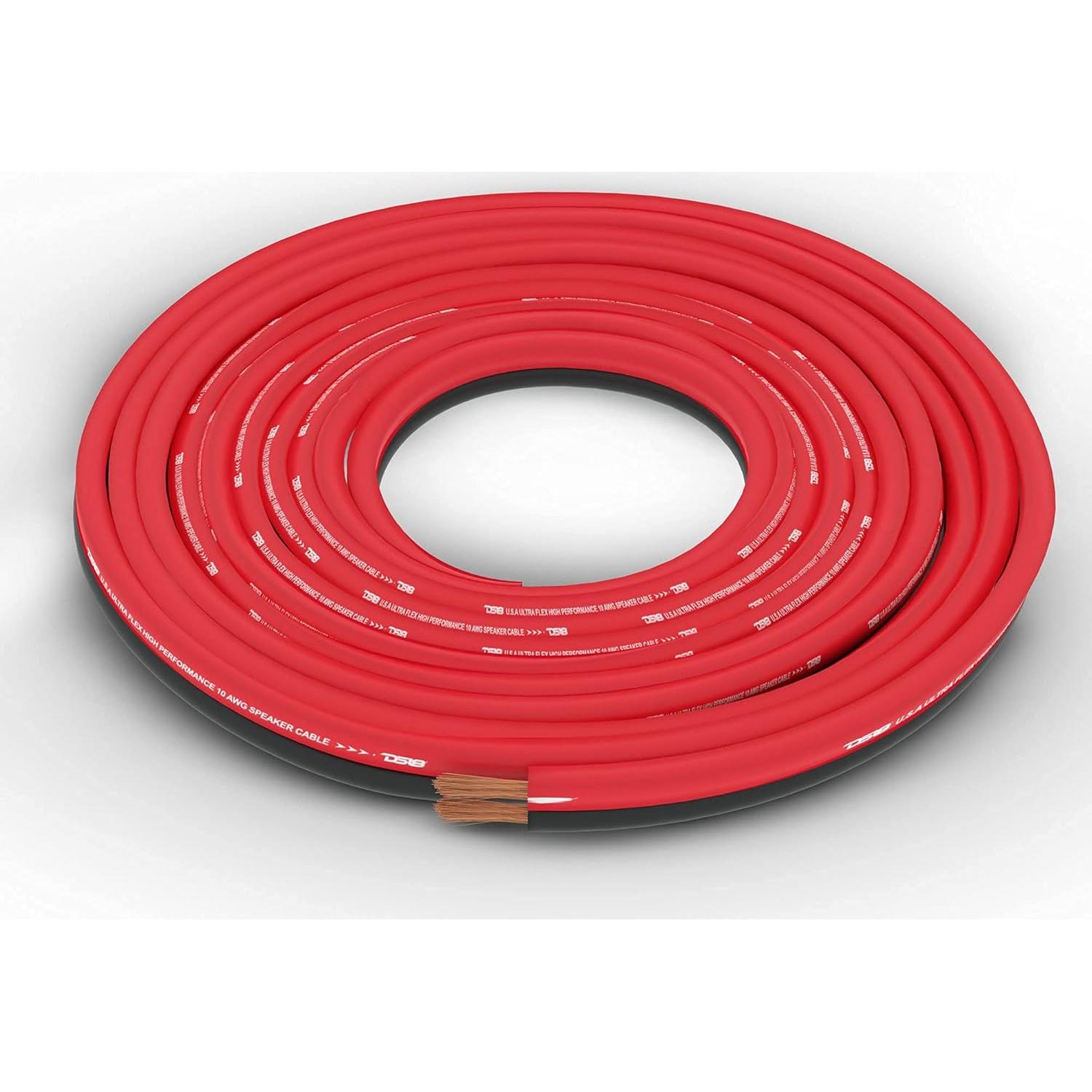 Cable de Altavoz DS18 SW-18GA 100m Ultra Flex Rojo y Negro