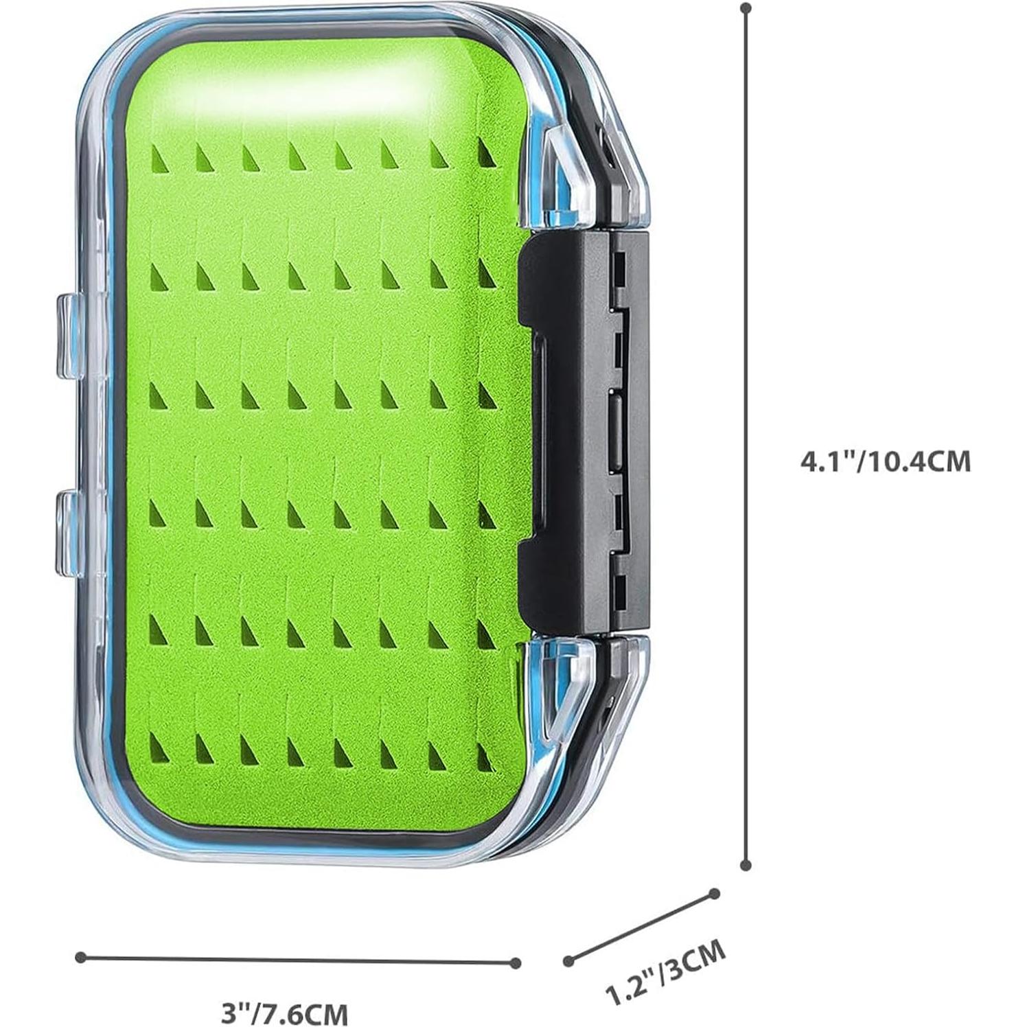 Caja de Pesca Gonex Impermeable 10.4x7.6x3cm Verde