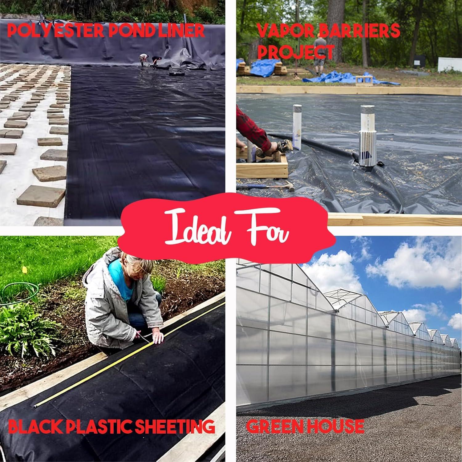 Cinta de Barrera de Vapor Autrends 10.16 cm x 30.48 m Negra