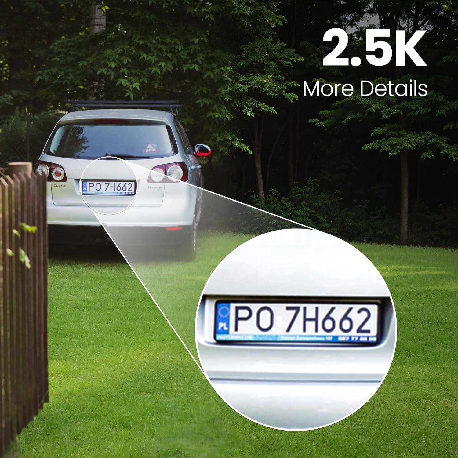 Cámara de Seguridad Vimtag 2.5K WiFi Interior y Exterior